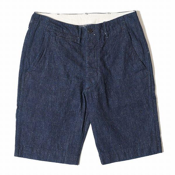 WAREHOUSEウエアハウス1204 CHINO SHORTSインディゴデニム WAREHOUSE（ウエアハウス） ショートパンツ デニム チノショーツ 1204