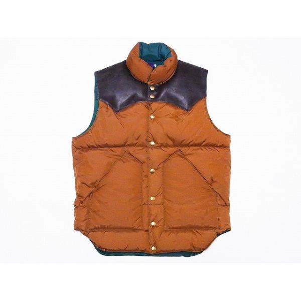 Rocky Mountainダウンベスト ロッキーマウンテン × ウェアハウス WAREHOUSE（ウエアハウス） ウエアハウス×ロッキーマウンテン NYLON