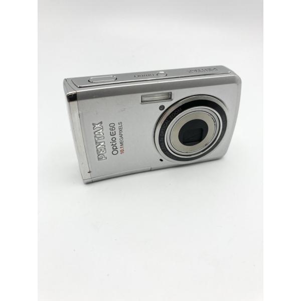 中古 PENTAX デジタルカメラ Optio (オプティオ) E60 シルバー 1010万画素 光学3倍ズーム OPTIOE60S