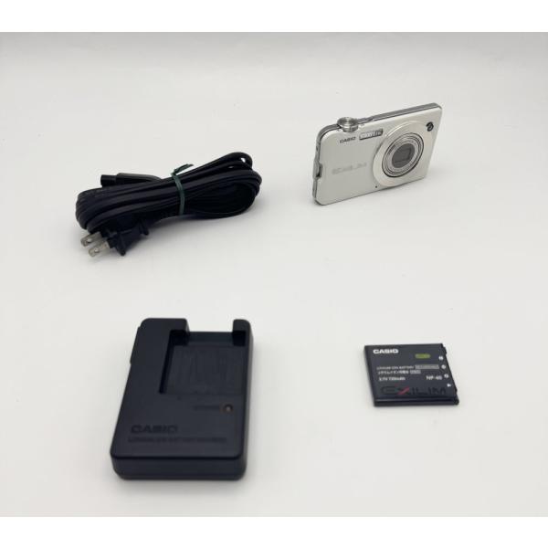 中古 CASIO デジタルカメラ EXILIM (エクシリム) EX-S10 ホワイト EX