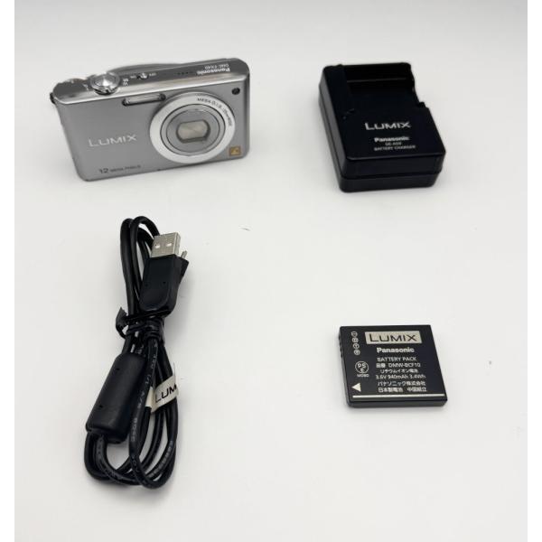 中古 パナソニック デジタルカメラ LUMIX (ルミックス) FX40 プレシャスシルバー DMC-FX40-S