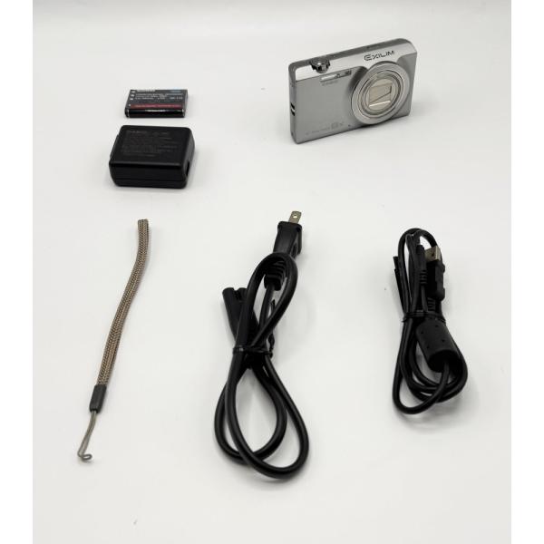 中古 CASIO デジタルカメラ EXILIM 1610万画素 8倍 シルバー EX