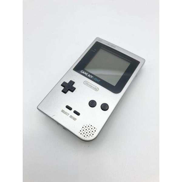 中古 動作確認済】 ゲームボーイライト シルバー : ショッピングクレア