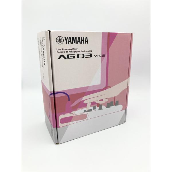 【中古 動作確認済】 YAMAHA AG03MK2 Mezclador de transmision en vivo de 3 Blanco