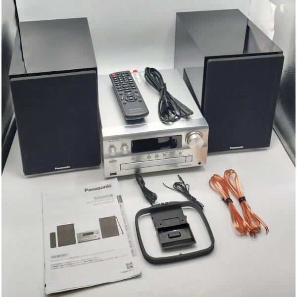 【中古 動作確認済】 パナソニック CDステレオシステム Bluetooth対応 ハイレゾ音源対応 シルバー SC-PMX900-S