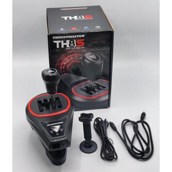Thrustmaster TH8S Shifter Add-On for PS5, PS4, Xbox Series X|S, One, and PC – Sim Racing Gear with H-Pattern Shifter Plate, Compatible with Racing Wheels and Driving Simulator Sets