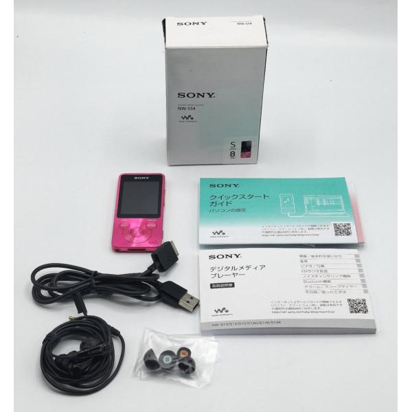 【中古 動作確認済】 ソニー SONY ウォークマン Sシリーズ NW-S14 8GB ピンク NW-S14 P mp3 mp3プレイヤー ウォークマン ミュージック 音楽プレイヤー