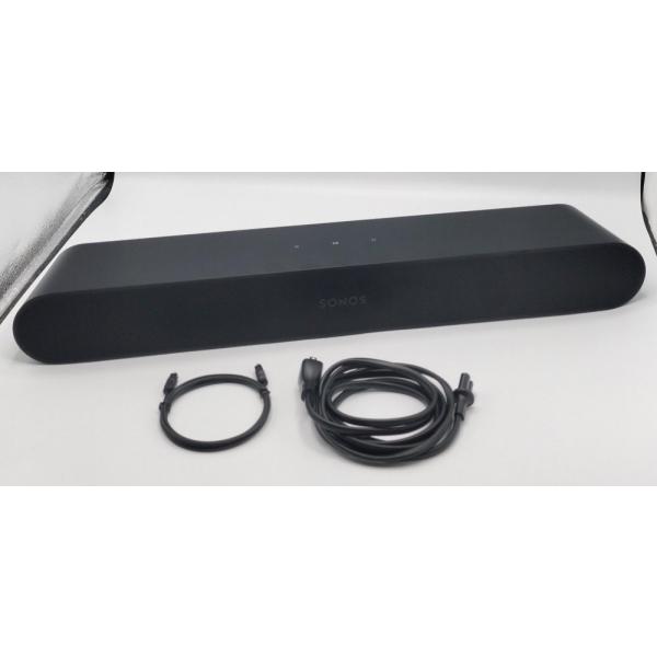 【中古 動作確認済】 Sonos Ray | スマートコンパクトサウンドバー Dolby Digital PC ゲーム対応 光ケーブル接続 ブラック