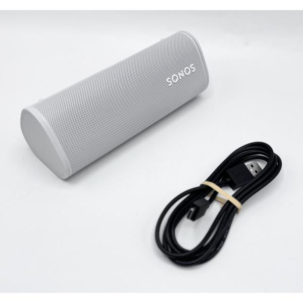 【中古 動作確認済】 Sonos Roam | ポータブルスピーカー Wi-Fi Bluetooth IP67防水防塵対応 ホワイト