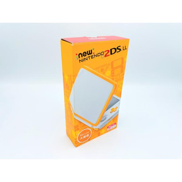 中古 Newニンテンドー2DS LL ホワイト×オレンジ : ショッピングクレア