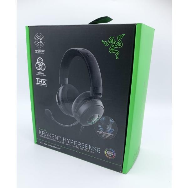 中古 動作確認済】 Razer Kraken V3 HyperSense ゲーミングヘッド