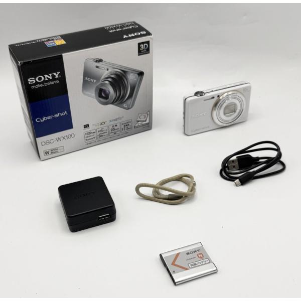 中古 動作確認済】 SONY Cyber-Shot(サイバーショット) WX100 (1820万