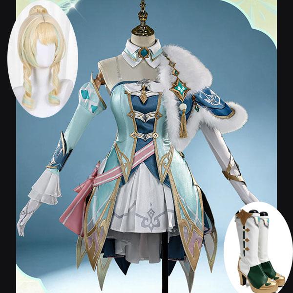 原神project げんしん 風 Vesna ヴェスナ コスプレ衣装 ウィッグ 靴 コスチューム cosplay イベント演出服アニメ変装仮装ハロウィン