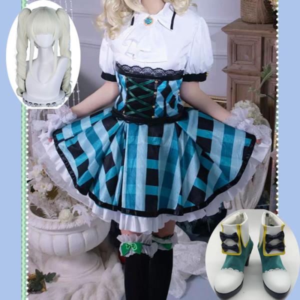 アイカツ！アイドルカツドウ！藤堂ユリカ コスプレ 衣装 ウィッグ 靴 ハロウィン 変装 仮装 コスチューム cosplay イベント クリスマス