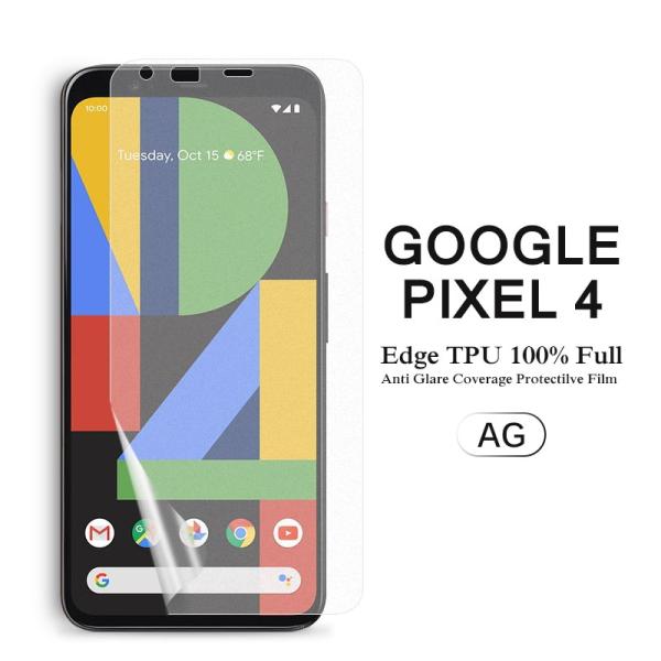 Google Pixel 4 �p�t���ی�t�B���� �A���`�O���A�ᔽ�� �w��h�~ �S��ʃJ�o�[ TPU�f�� (Pixel4 film �P�[�X  �A�N�Z�T���[)