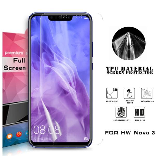 (���r���[�L���ő�������) HUAWEI nova 3 �p�t���ی�t�B���� �S��ʃJ�o�[ TPU�f�� �i�X�N���[���v���e�N�^�[�j VMAX (nova3 �P�[�X Case)