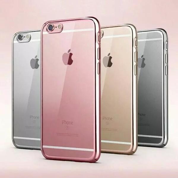 レビュー記入で送料無料 メール便発送 Iphone 6 Iphone6s Iphone 6 Plus 6s Plus裏面用ケース メッキ加工 Tpu 全5色 Iphone6 カバー アイフォンケース Iphone6 Case Plating Tpu デジパーク 通販 Yahoo ショッピング