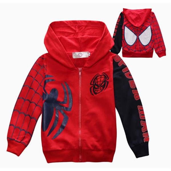 2026 新品子供服 スパイダーマンパーカー 男の子 女の子 コート 男女兼用  キッズ ジャージ スーパーヒーローコスチュームユニセックス 100-140CM