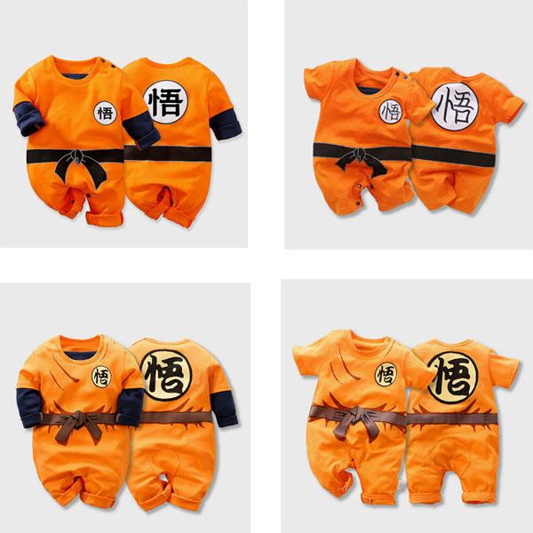 Dragon Ball ドラゴンボール 風 ベビー服 新生児服 ベビー おしゃれ 59 66 73 80 90cm 子供服 出産祝い 内祝い キッズ つなぎ ギフト 肌着