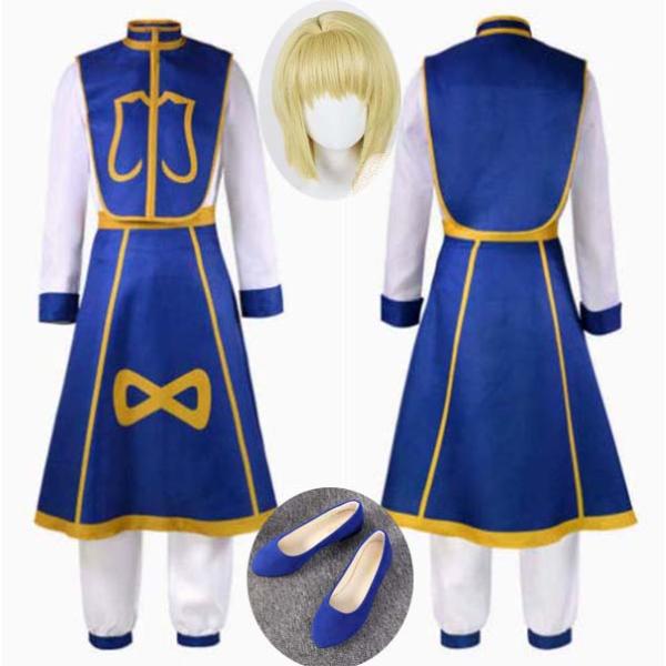 ハンター × ハンター クラピカコスプレ衣装 ウィッグ cosplay ハロウィン クリスマス ステージ 仮装 イベント 学園祭 文化祭 漫遊展
