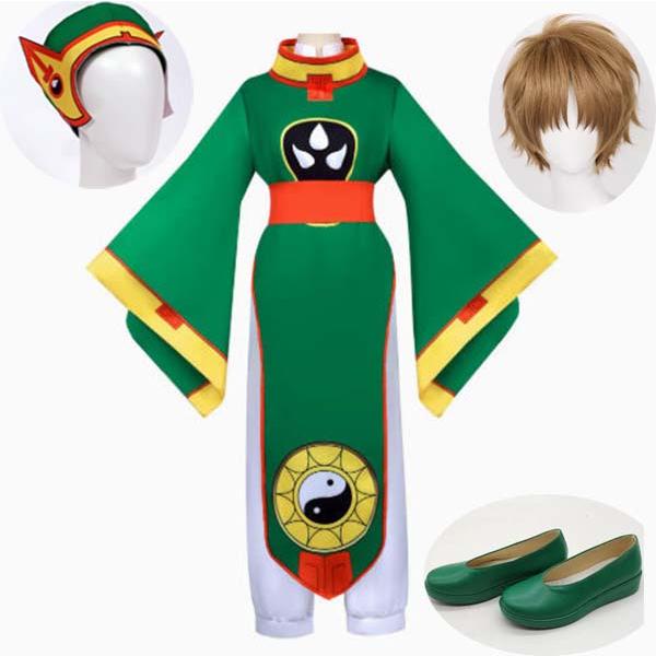 新品 カードキャプターさくら 李 小狼 リ シャオラン 戦闘服 コスプレ