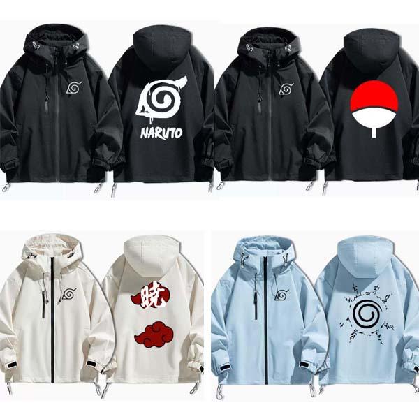 NARUTO - ナルト 疾風伝 暁（あかつき）グッズ 風 ジャケット 春秋