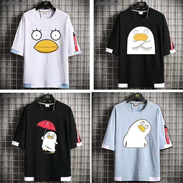 銀魂 エリザベス アニメグッズ コスプレ半袖 T シャツ 綿 メンズ