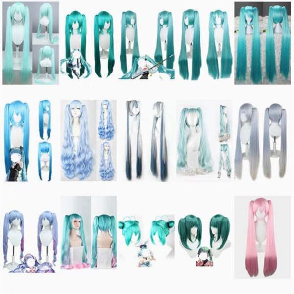 初音ミク コスプレウィッグ 水色 Miku 耐熱ファイバー フルコスプレ