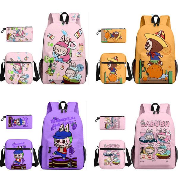 THE MONSTERS LABUBU リュック 新品 3点セット リュックサック Labubu ラブブ 男の子 女の子 リュック