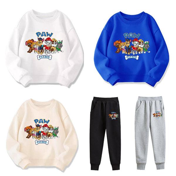 パウパトロール 子供服 長袖 パーカーPaw Patrol 春 秋 冬 アイテム トップス 男の子 女の子 丸い襟 可愛い キッズ グッズ 子供服 誕生日 グッズ プレゼント