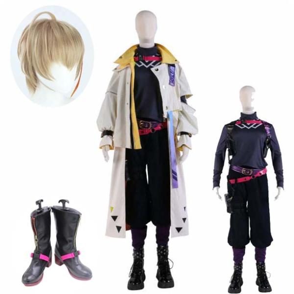 にじさんじ 風 風楽 奏斗 コスプレ 衣装 ウイッグ 靴 コスチューム