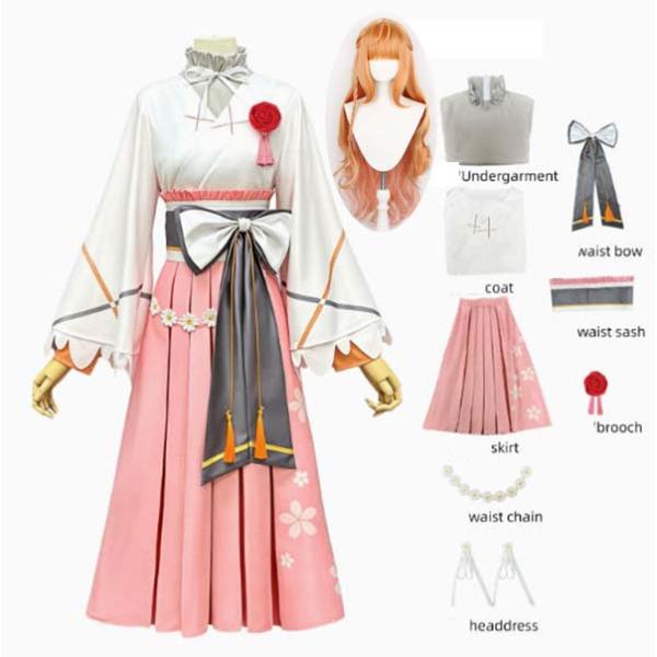 春夏秋冬代行者 花葉雛菊 コスプレ衣装 ウイッグ コスチューム cosplay イベント演出服 アニメ 変装 仮装 ハロウィン