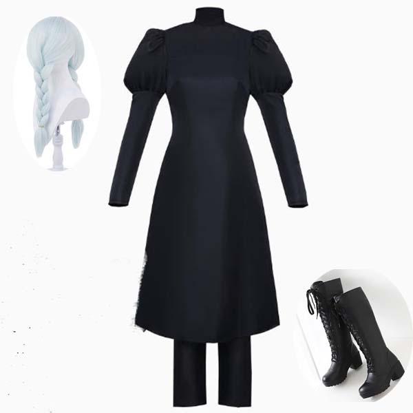 呪術廻戦 風子供用大人用冥冥めいめい 漫画版 黒いコスプレ衣装ウィッグ靴cosplayハロウィン変装仮装コスチューム クリスマス撮影祭り