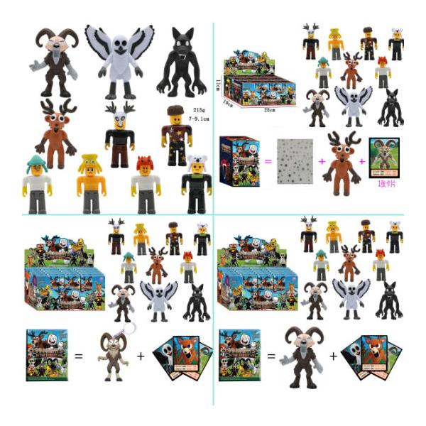 99 Nights in the Forest ブロック 積み木 トララレロ・トララ ネットミーム イタリアンブレインロット おもちゃ キャラクター フィギュア プラモデ