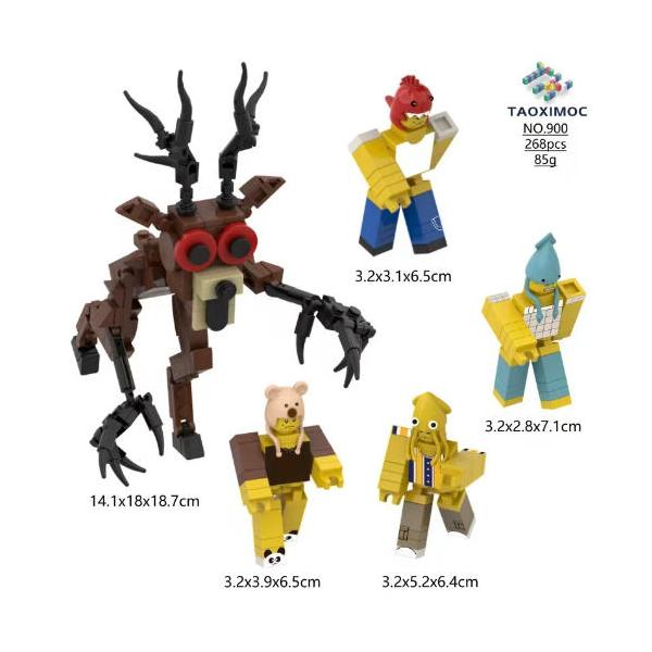 99 Nights in the Forest ブロック 積み木 トララレロ・トララ ネットミーム イタリアンブレインロット おもちゃ キャラクター フィギュア プラモデ