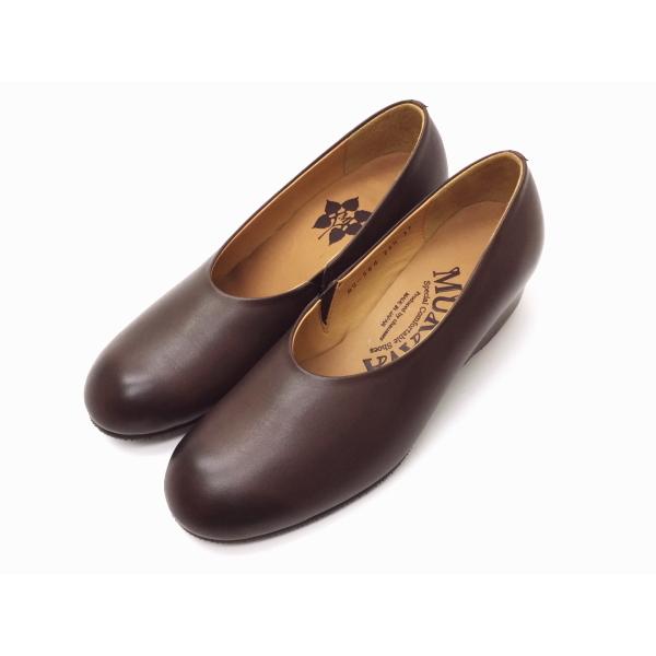 MUKAVA ムカヴァ レディース パンプス MU-984 ダークブラウン Ladies 