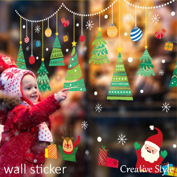 ウォールステッカー クリスマス クリスマス ツリー サンタクロース 北欧 誕生日 子供部屋 おしゃれ 壁紙 シール 激安 かわいい Ws Hm936 Creative Style 通販 Yahoo ショッピング