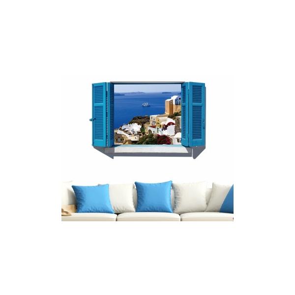 ウォールステッカー 窓 地中海 北欧 壁シール ウォールシール はがせる おしゃれ Buyee Buyee Japanese Proxy Service Buy From Japan Bot Online