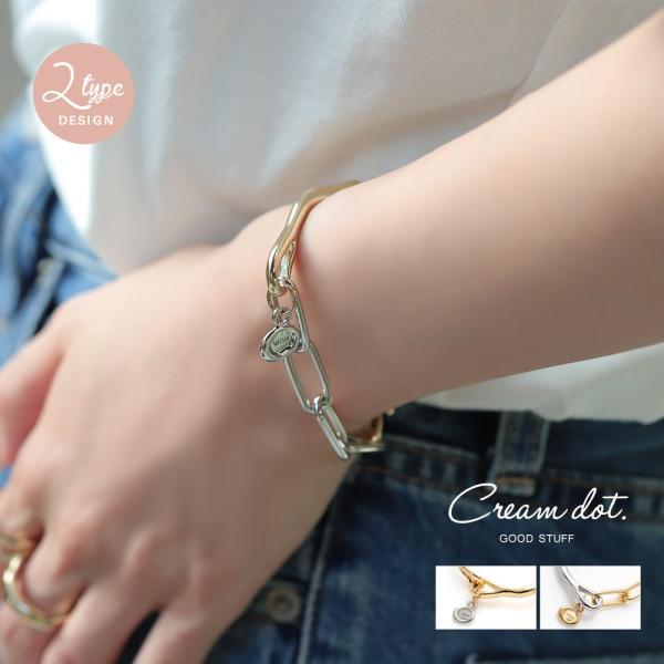 Cream dot. バングル レディース ブレスレット 2タイプ ノット