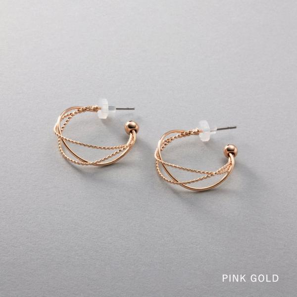 �����A�����M�[�Ή� �I�ׂ� �s�A�X �C�������O �j�b�P���t���[ 18k�R�[�e�B���O �`�^���|�X�g �t�[�v �h�b�g���C�� ���i�摜3