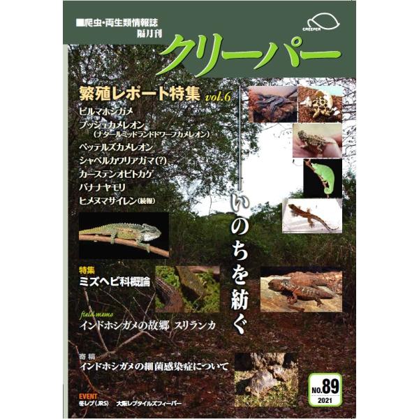 爬虫類両生類情報誌　クリーパー　7号 クリーパー社 クリーパーNo.100 ページ増記念特別号 - 爬虫類