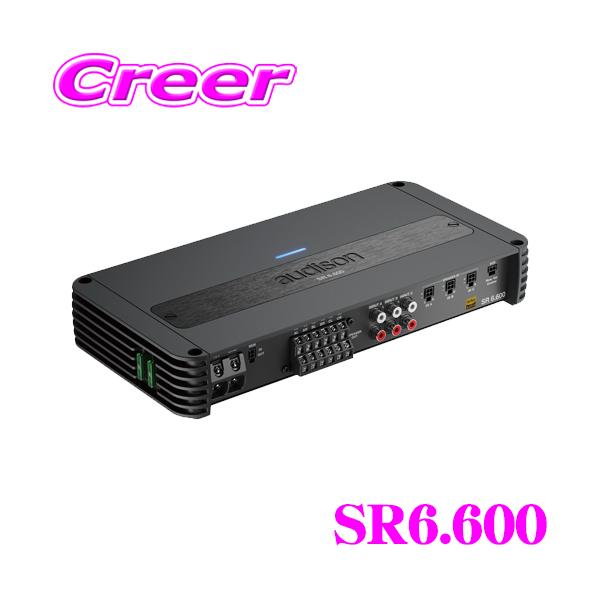オーディソン SRシリーズ パワーアンプ 6チャンネル SR 6.600 車載 オーディオ コンパクト 薄型 6ch アンプ 3way AUDISON パワフル