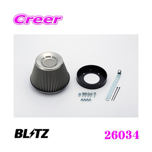 BLITZ ubc No.26034 SUS POWER AIR CLEANER Y Zi(RC24)p TXp[ RA^CvGAN[i[