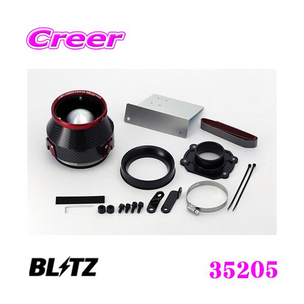 BLITZ ubc No.35205 BMW R53 ~j N[p[S RE16p J[{p[ RA^CvGAN[i[ CARBON POWER AIR CLEANER