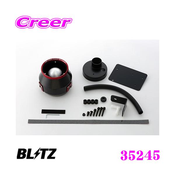 BLITZ ブリッツ サスパワー コアタイプLM レッド エアクリーナー