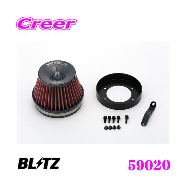 BLITZ No.59020 SUS POWER CORE TYPE LM-RED Y XJCC ^[{(ER34)p RA^CvLM GAN[i[