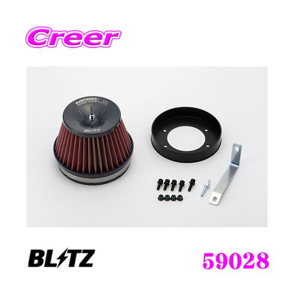 BLITZ �u���b�c No.59028 SUS POWER CORE TYPE LM-RED ���Y �X�J�C���C�� NA(ER34)�p �T�X�p���[ �R�A�^�C�vLM �G�A�N���[�i�[