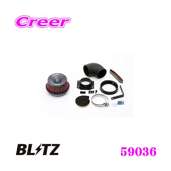 BLITZ No.59036 SUS POWER CORE TYPE LM-RED Y L[uL[rbN(BGZ11)p TXp[ RA^CvLM GAN[i[