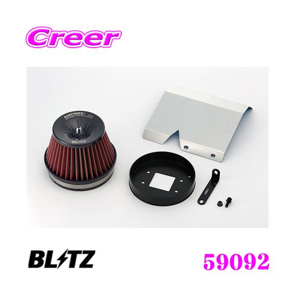 BLITZ No.59092 SUS POWER CORE TYPE LM-RED }c_ [hX^[(NA6CE)p TXp[ RA^CvLM GAN[i[