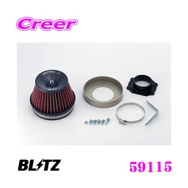 BLITZ ubc No.59115 SUS POWER CORE TYPE LM-RED z_ IfbZCvXe[W(RA5)p TXp[ RA^CvLM GAN[i[